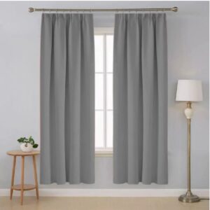2 in 1 Modern Curtain Semi Dimout (Grey)