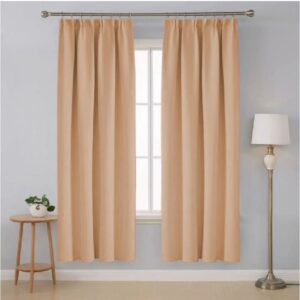 2 in 1 Modern Curtain Semi Dimout (Khaki)