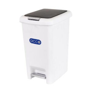 SQUARE DUSTBIN PEDAL ACCO COCO G1830-W 10L