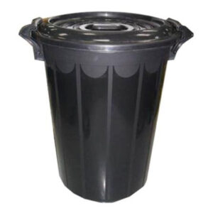 HOMEPRO APISITH DUSTBIN WITH LID 66L W54XD49XH62 CM BLACK