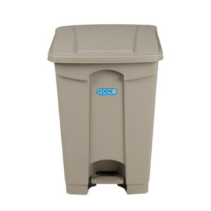 SQUARE DUSTBIN PEDAL ACCO G1850 20L BEIGE