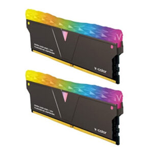 V-Color Prism Pro RGB Kit 32GB 3600MHz (2×16) DDR4 Desktop Memory Ram – Black